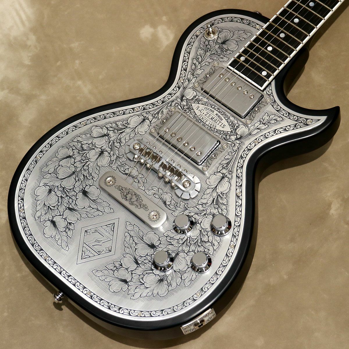 Zemaitis ( ゼマイティス ) MFG-AC-24 Diamond & Z, Black [S/N: JG