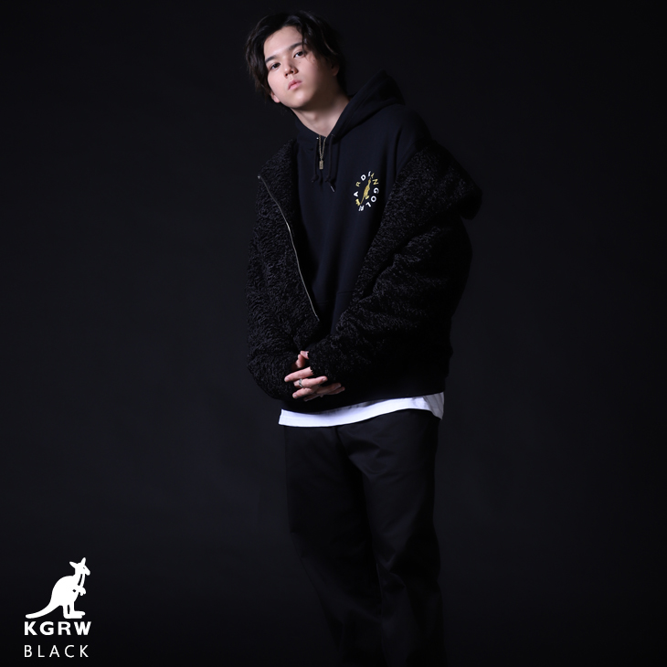 RAN×KANGOL REWARD コラボプルオーバーパーカー