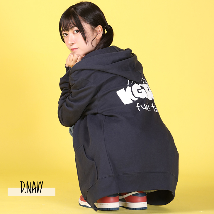 完全受注生産】鈴原希実×KANGOL REWARD コラボ企画！ZIPパーカー