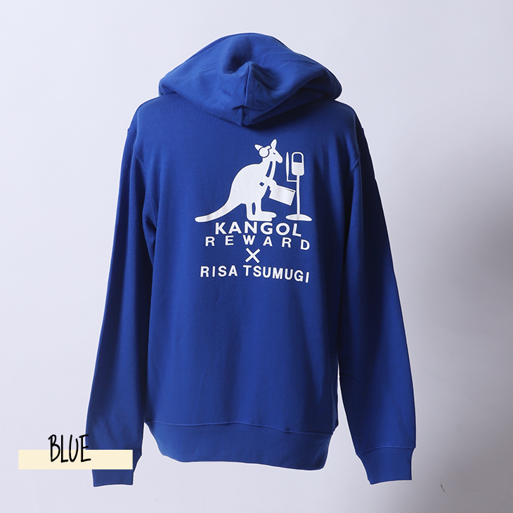 完全受注生産】紡木吏佐×KANGOL REWARD コラボZIPパーカー