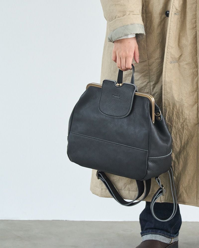 便利な3WAY「mukurino がま口 3WAYリュック」 | Kanmi（カンミ）公式