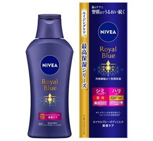 花王 | 夜のケアで翌朝までうるおい続く『ニベア ロイヤルブルーボディ