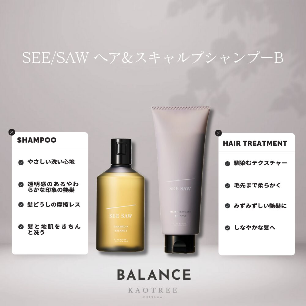 SEE/SAW シーソー シーソウ ヘアトリートメントB（バランス）500ml