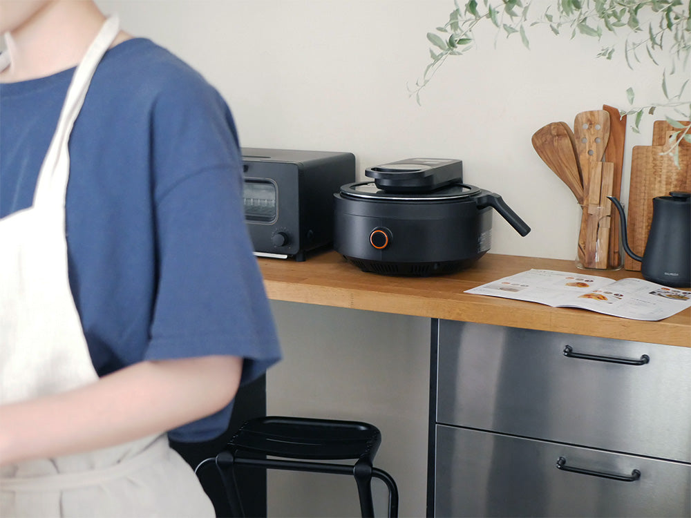 AINX/アイネクス＞全自動調理スマートオートクッカー ブラック