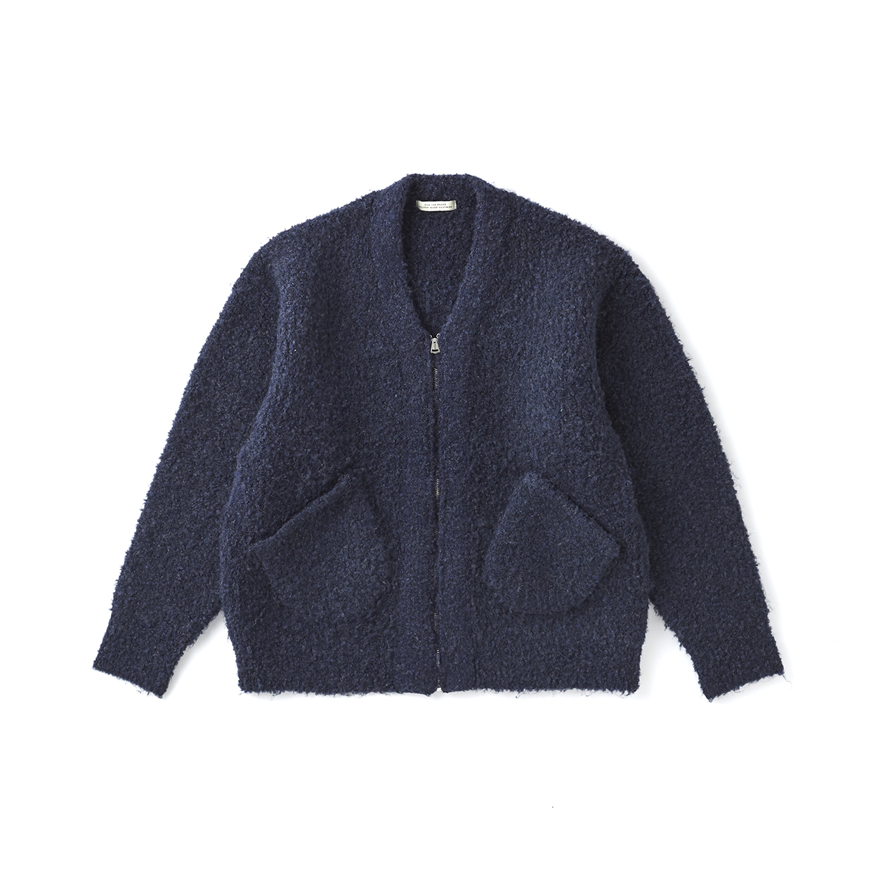 OLD JOE / BOUCLE ALPAKA ZIP CARDIGAN / kaddish
