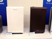 三洋、「virus washer」搭載の新型空気清浄機を公開