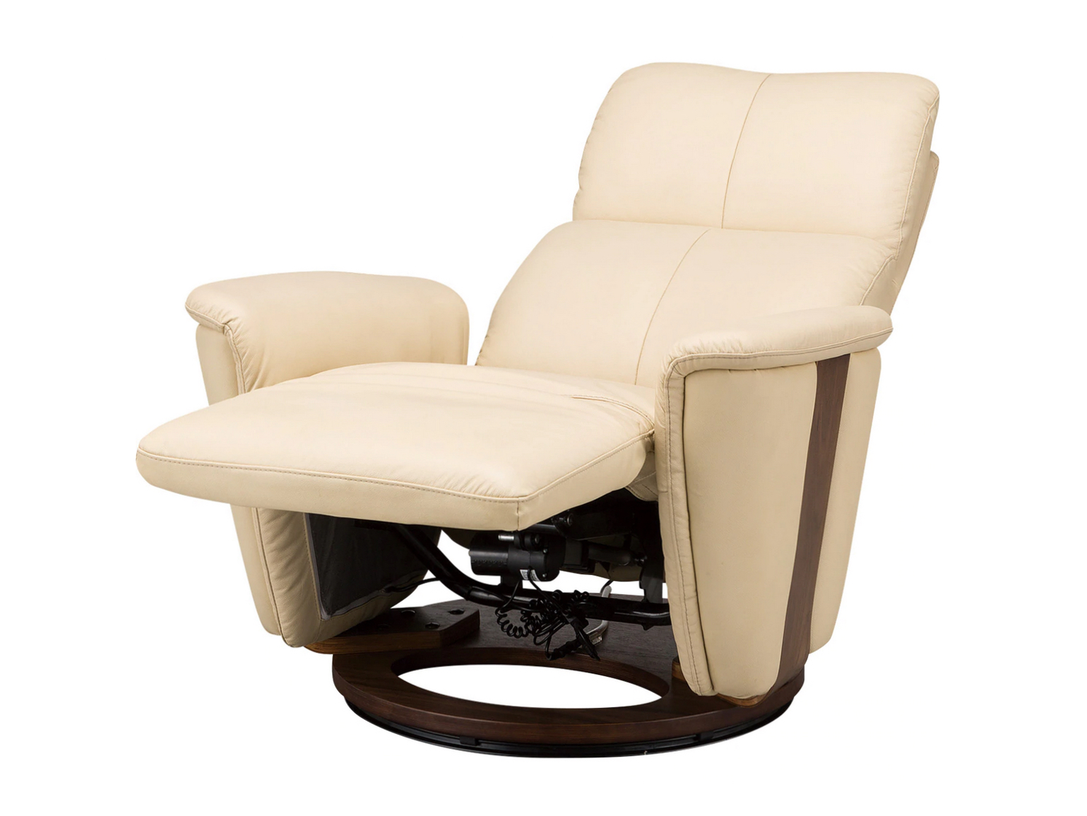 ニトリ、ヘッドレストとフットレストが別々に動く「電動本革