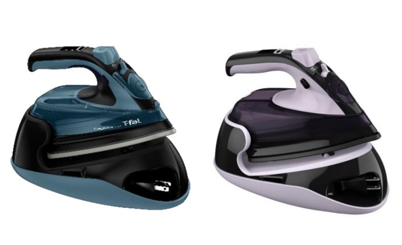 ティファール、スチーム量がアップした最軽量コードレスアイロン