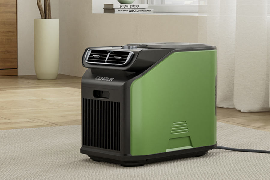 コンパクトなのにパワフルなスポットクーラー、EENOUR。30分で12℃室温