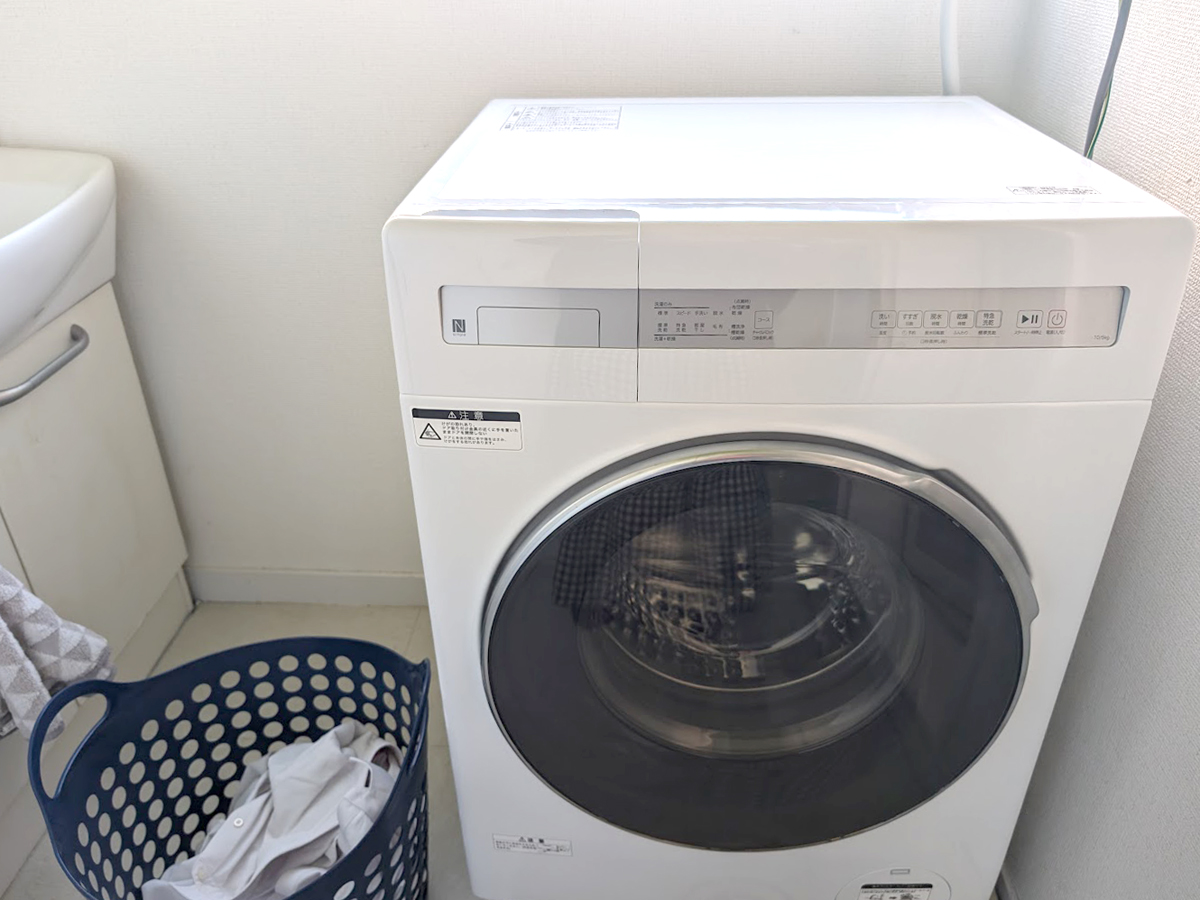 ニトリからついにドラム洗濯機が! エリ汚れも落ちて満足【私の2024