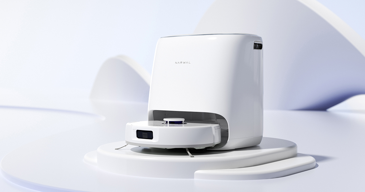 動作音静かで床の隅々までの水拭きが嬉しい! ロボット掃除機「Narwal