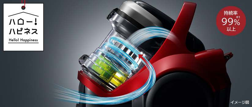 サイクロン式クリーナー CV-SV90H ： クリーナー ： 日立の家電品