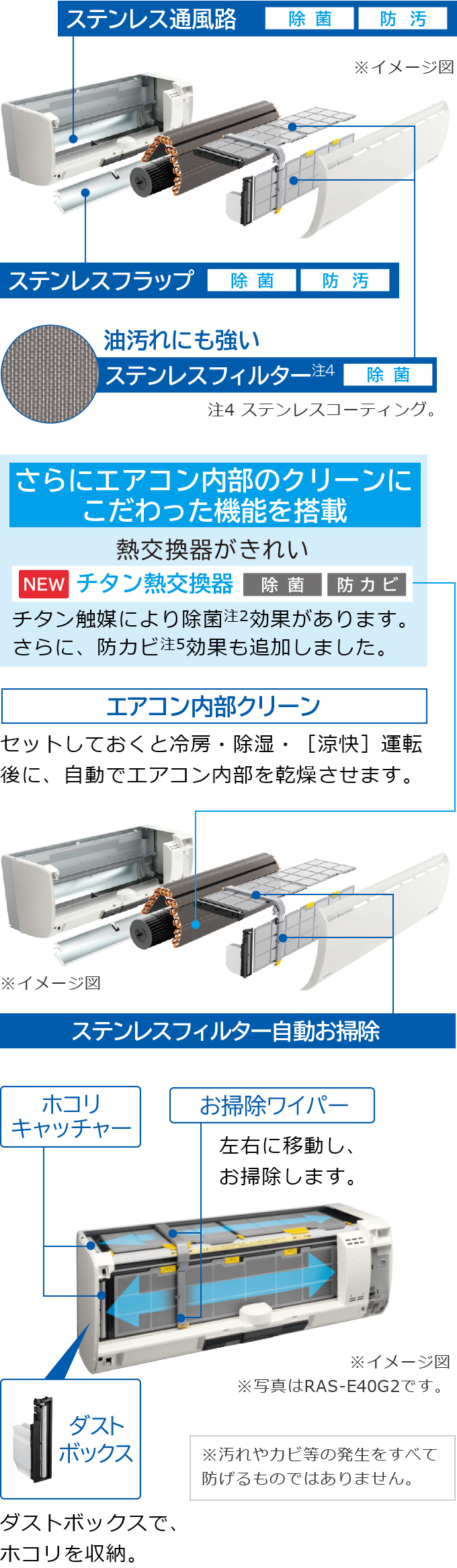 ルームエアコン E・ELシリーズ ： 日立の家電品