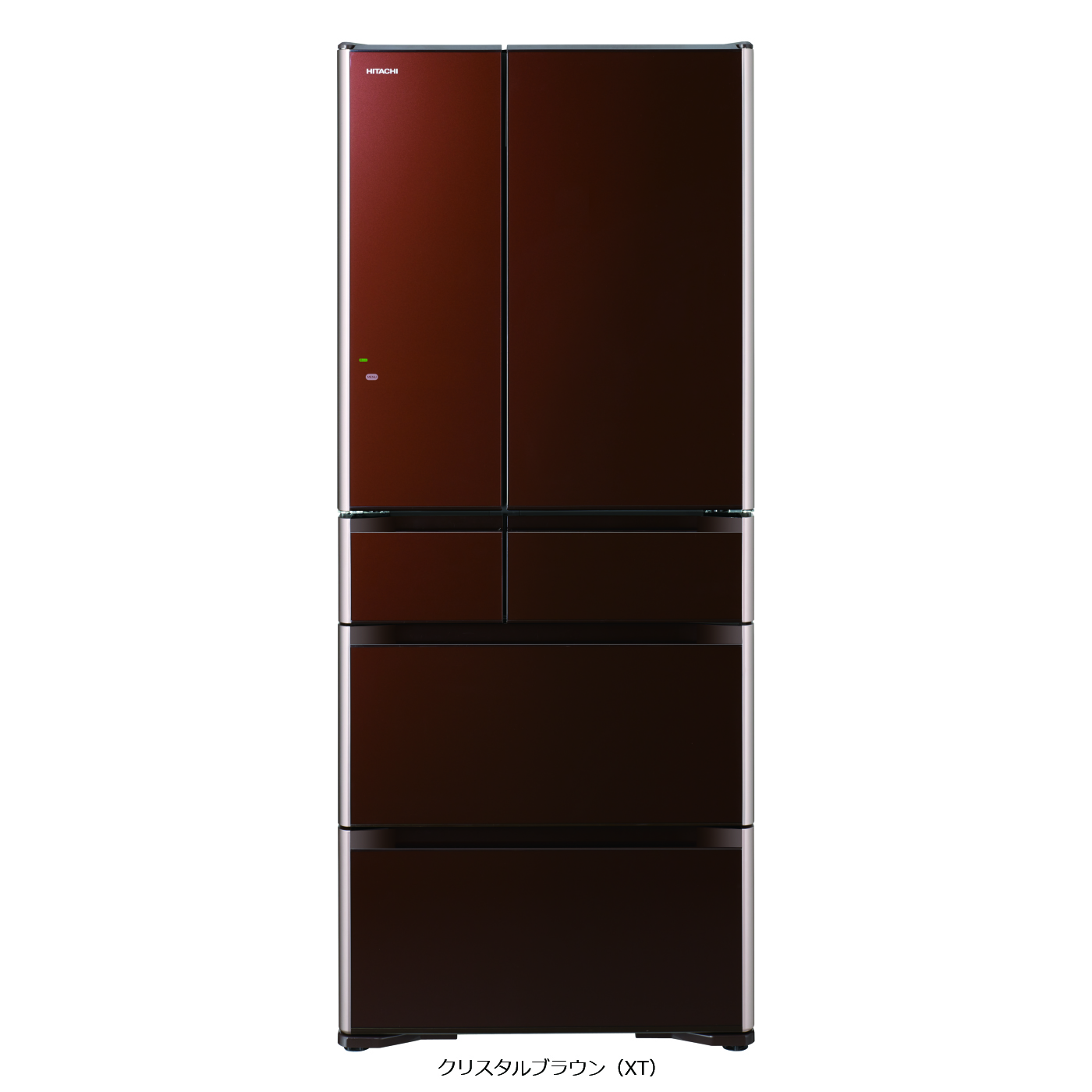 日立大型5ドア冷凍冷蔵庫401L節電モードLED照明自動製氷機能付き2017年