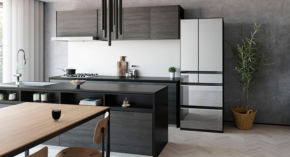 特長：インテリアに調和するデザイン ： 冷蔵庫 ： 日立の家電品