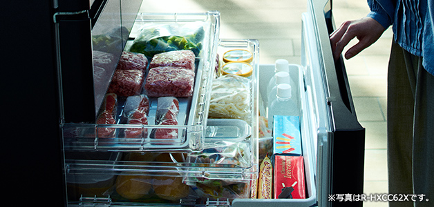WXCタイプ R-WXC74X ： 冷蔵庫 ： 日立の家電品