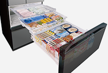 HWタイプ R-HW48R ： 冷蔵庫 ： 日立の家電品