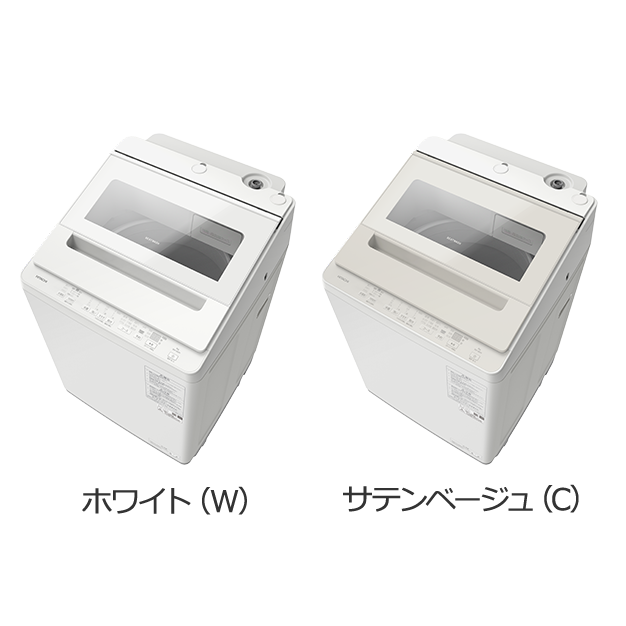 仕様：全自動洗濯機 ビートウォッシュ BW-V80M ： 洗濯機・衣類乾燥機