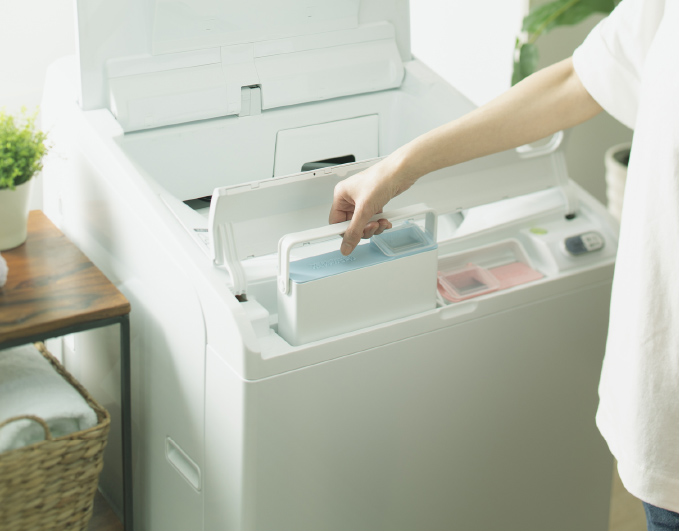 特長：液体洗剤・柔軟剤 自動投入 ： 洗濯乾燥機 BW-DX120C ： 洗濯機