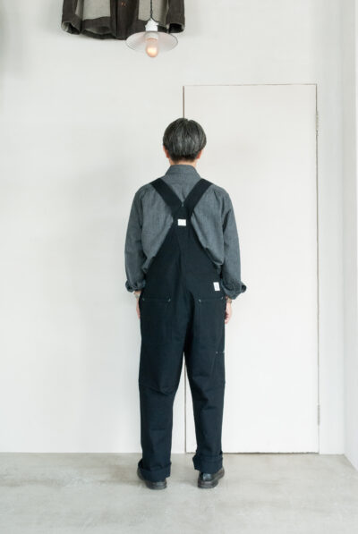 Post O'Alls No.1 Overalls Flat Twill Charcoal | kado〔カド オノミチ〕
