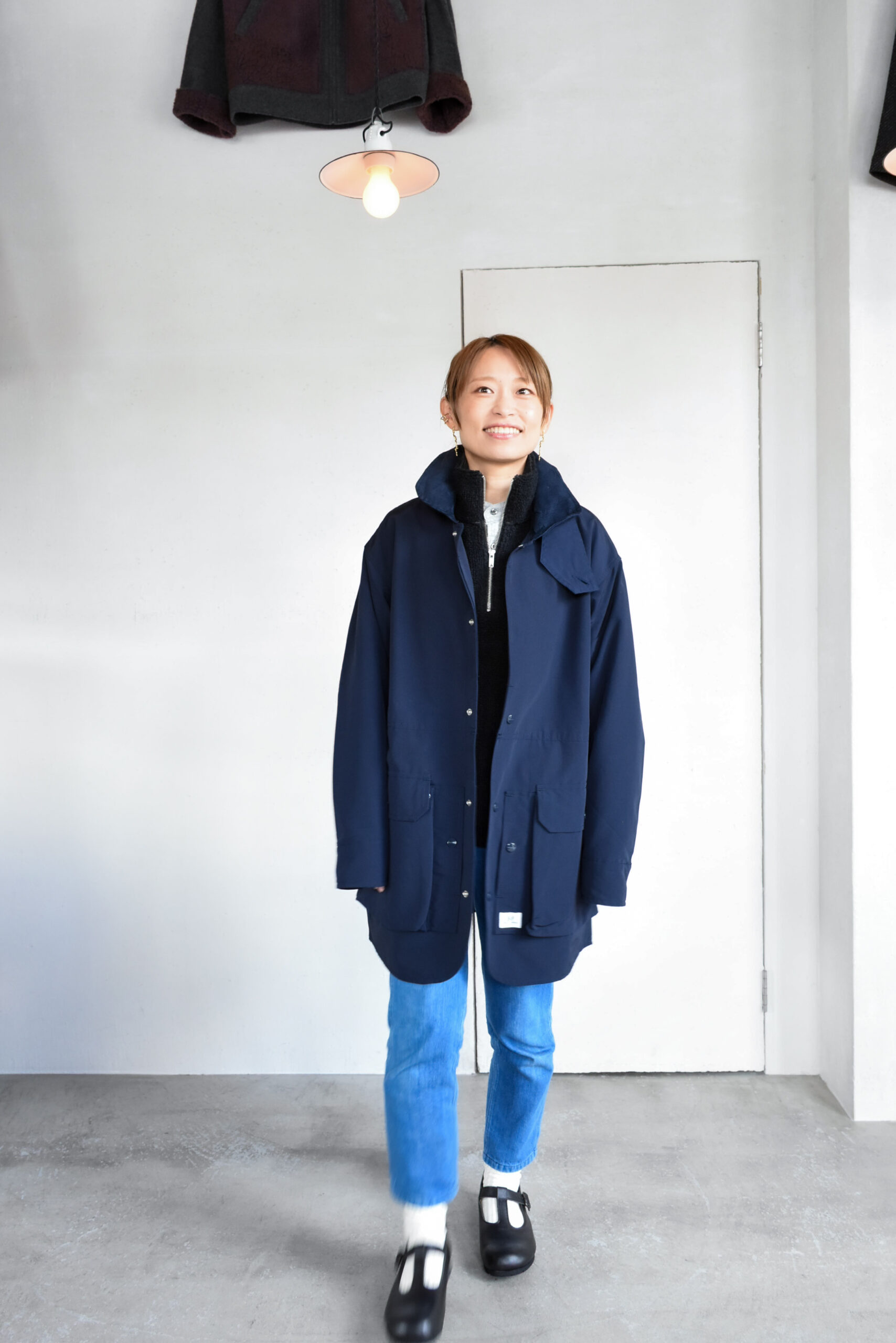 SASSAFRAS Cultivator Coat 60/40 Navy | kado〔カド オノミチ〕