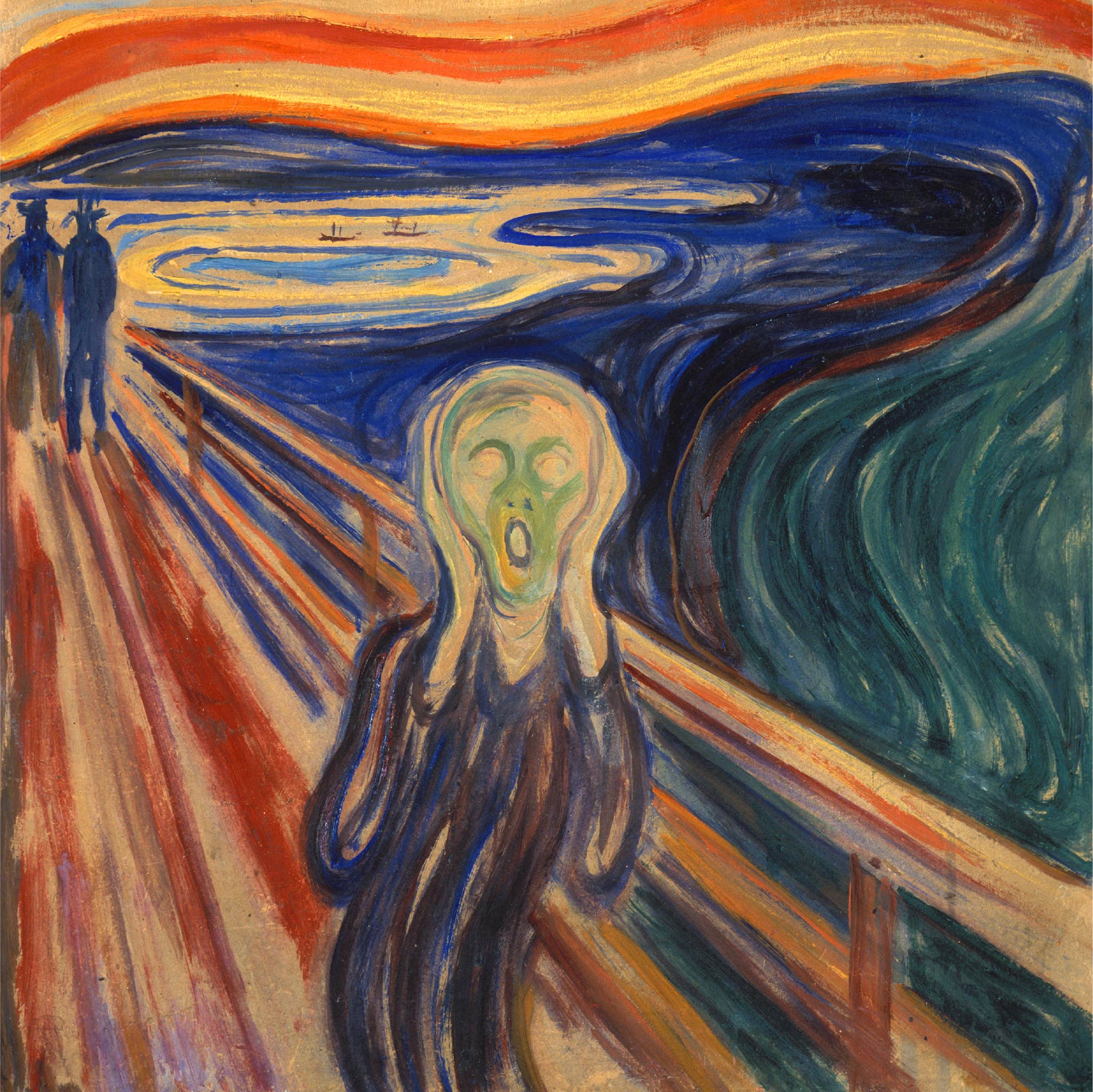 無料壁紙】エドヴァルド・ムンク「叫び (1893)」 / Edvard Munch_The
