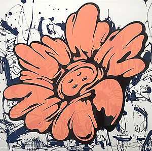 Shun Sudo「BUTTON FLOWER_2022_SS01_PINK」版画 2022年