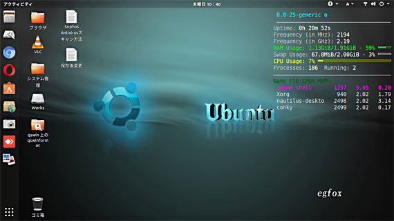 Ubuntu 18.04 LTS 日本語 Remix の試用