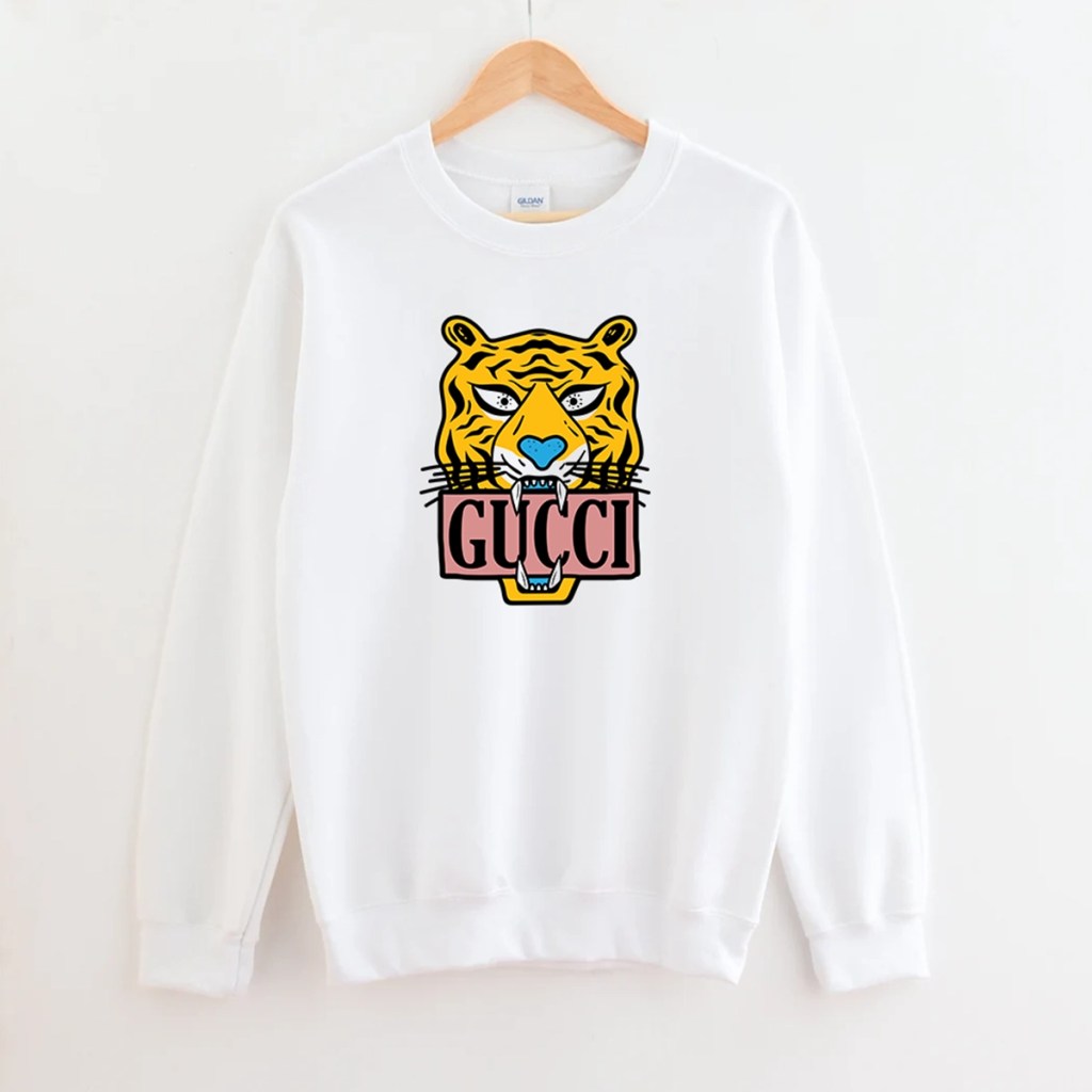 Gucci Tiger Sweatshirt, Trending Tiger Sweatshirt, Gucci Vintage Shirt
