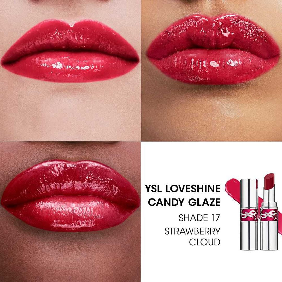 Son YSL Loveshine Candy Glaze #17 Strawberry Cloud – Kallos