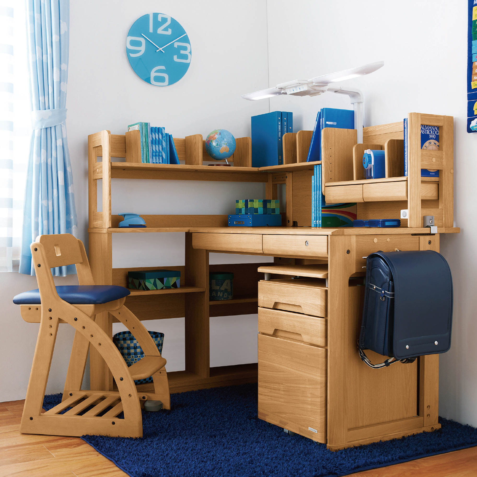 WDスペシャル ステップアップデスク | 学習机・デスクのコイズミファニ