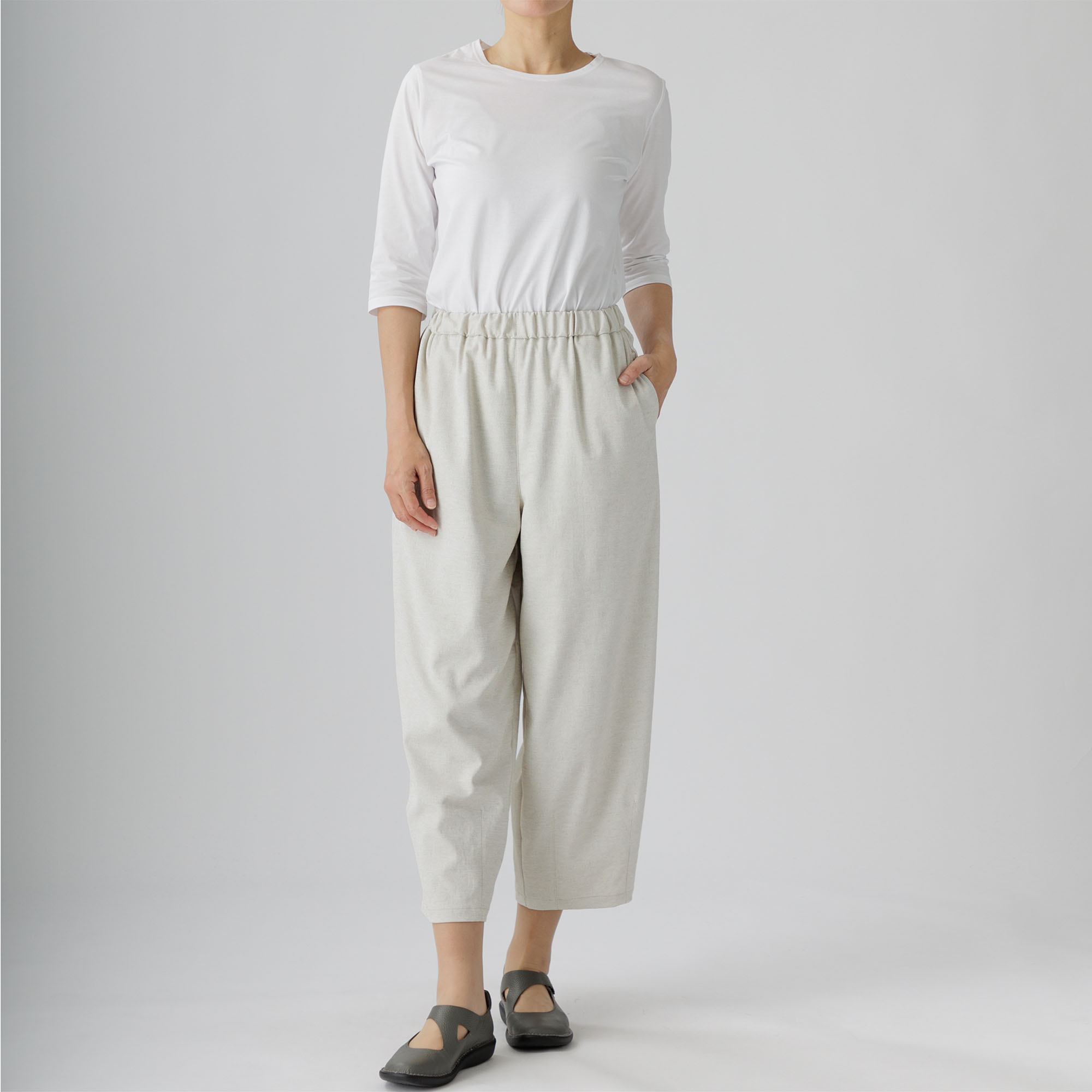 麻混ストレッチバルーンパンツ 432-02 Series | かぐらやONLINE SHOP