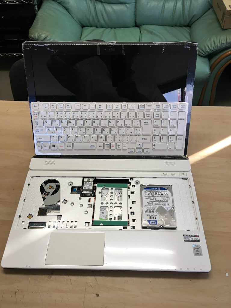 NEC NS350のハードディスク交換とデータ復旧 | 事情により現在休業中です