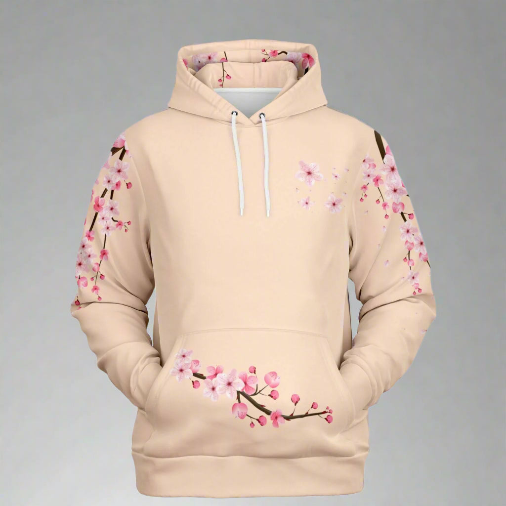 Cherry Blossom Hoodie - Japanese Sakura Art Pullover – Kaito Japan