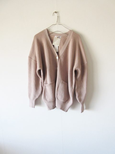 2023 HUG O WAR / ハグオーワー HG-L865 畦編みニットカーディガン F D