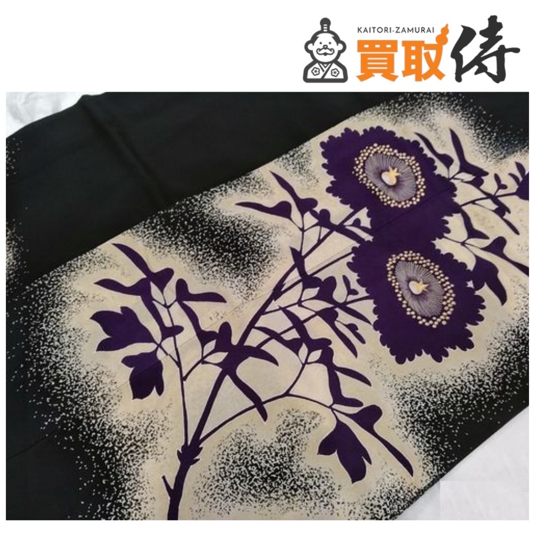 森口華弘 手描き友禅黒留袖 をお買取りいたしました！ – 買取侍