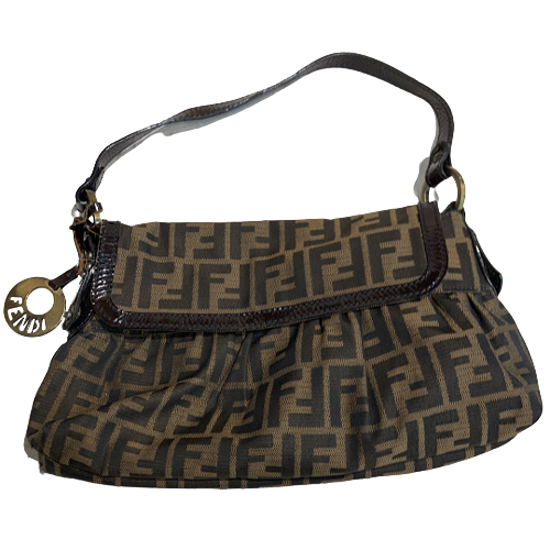 FENDI フェンディ ズッカ柄ショルダーバッグ バッグ ナイロン