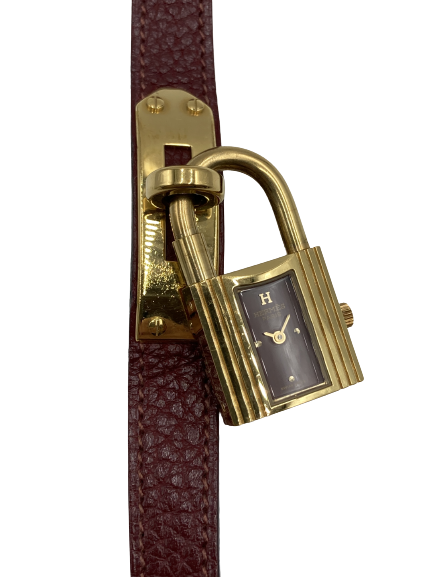 HERMES エルメス ケリーウォッチ 時計 ケリー GP/レザー KE1.201