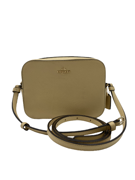 COACH コーチ ショルダーポーチ バッグ レザー レモンイエローの買取