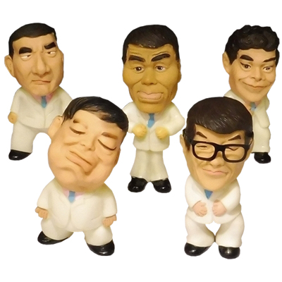 参考価格】当選品 ザ・ドリフターズ ぺんてるイケイケシャープ ソフビ