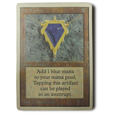 参考価格】MTG 2ED Mox Sapphire (英) パワー9 | カード | 相場金額