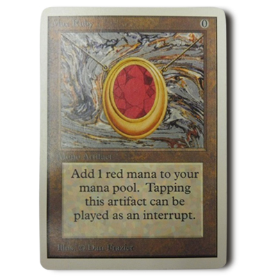 参考価格】MTG 2ED Mox Ruby (英) パワー9 | カード | 相場金額【買取
