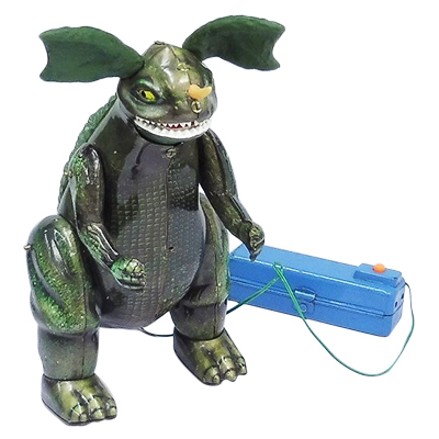 参考価格】マルサン ブリキ バラゴン 電動リモコン/ゴジラシリーズ