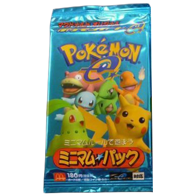 参考価格】ミニマム☆パック マクドナルドオリジナル ポケモンカードe