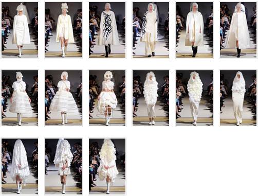2012 SS COMME des GARCONS White Drama（ホワイトドラマ