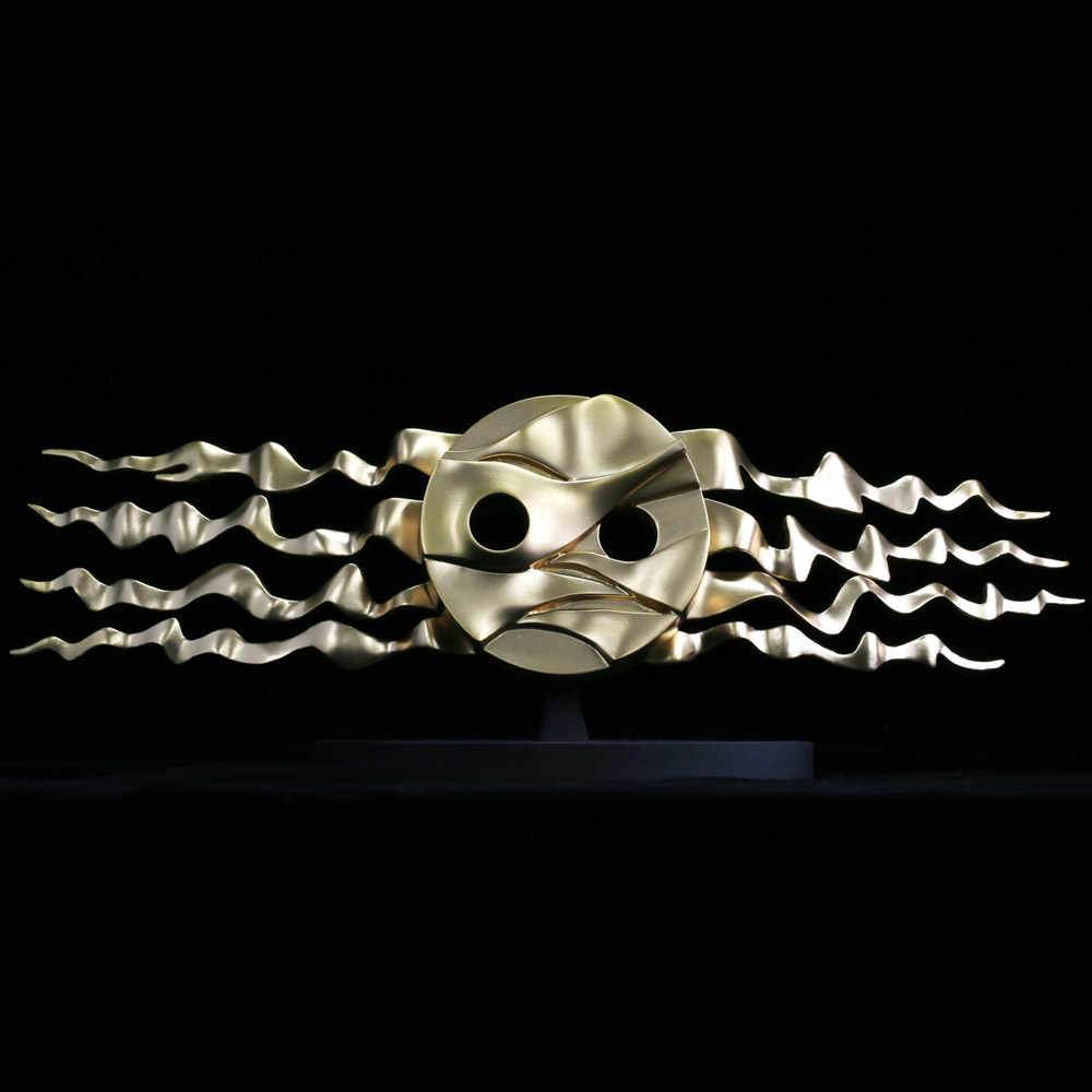 地底の太陽 塗装済み完成モデル｜岡本太郎｜海洋堂