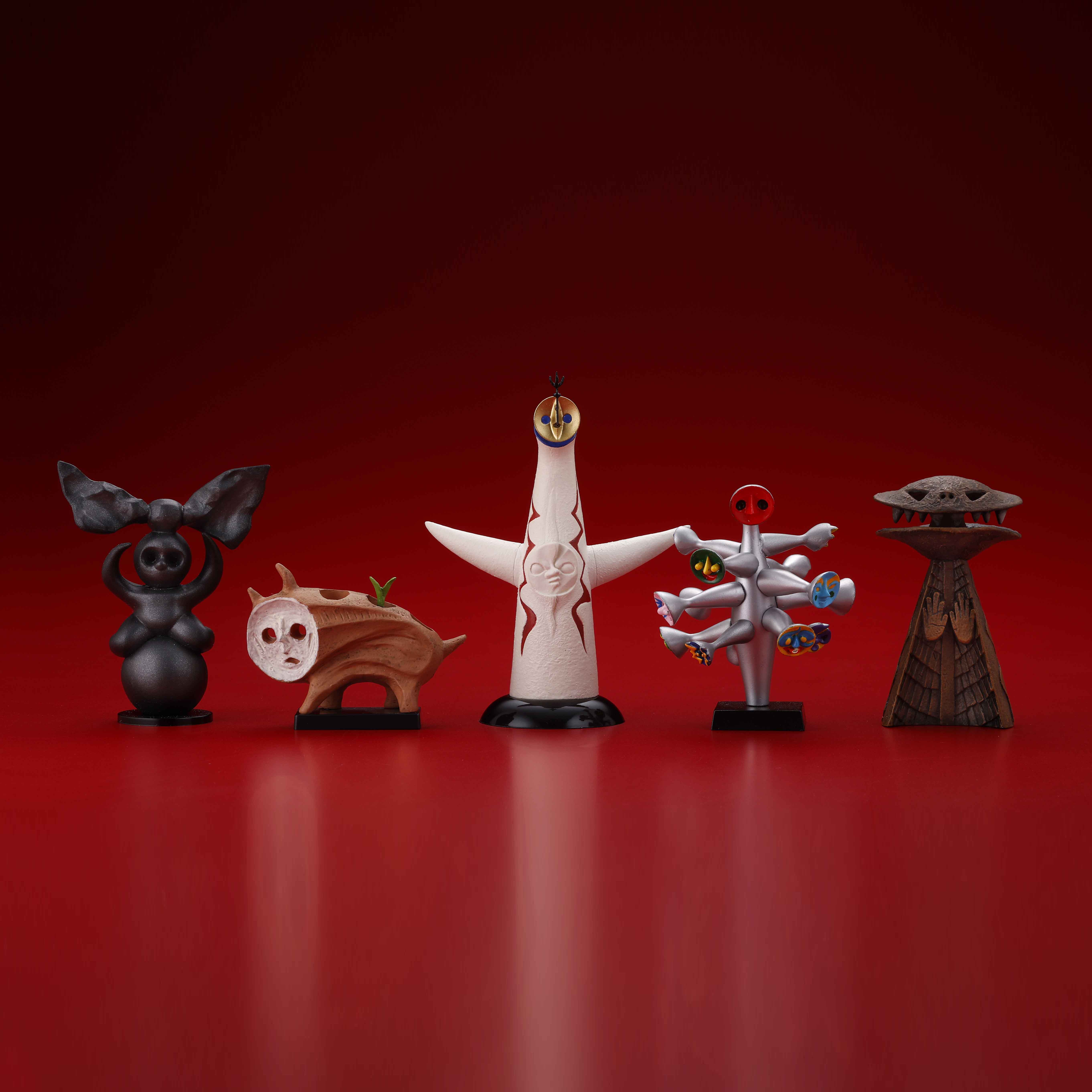 岡本太郎 傑作選 Masterpiece 全5種/1個800円｜岡本太郎｜海洋堂