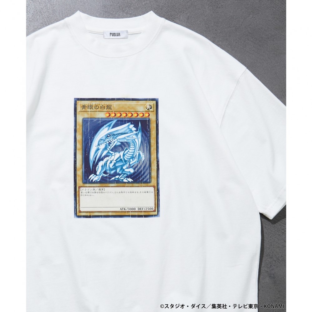 遊☆戯☆王DM×PUBLUX Print Tee(青眼の白龍プリント) | KAIBA