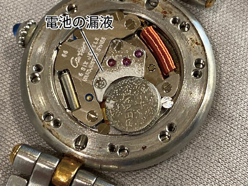 Cartier Cal.81女性用ジャンク時計・電池交換済み・OH必要・修理必要