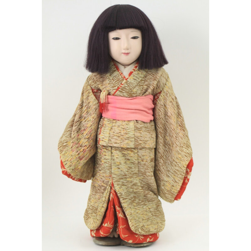 買取実績 |アンティーク「久徳正」市松人形 約53cm - 大阪 京都 奈良の